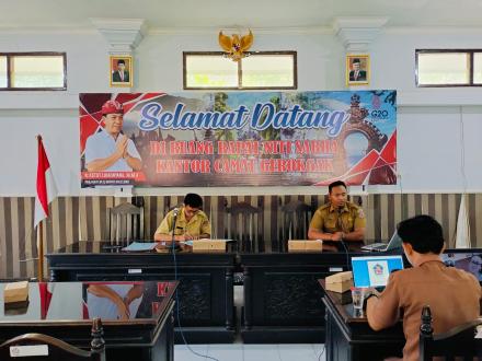 Bimtek Operator e-Surat di Kecamatan Gerokgak